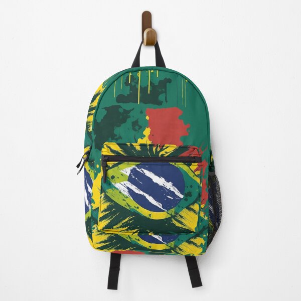Item preview, Brazil flag creative splash art designed and sold by Dr-Kane.