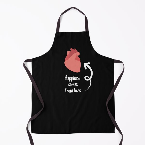 Item preview, Happiness Comes From The Heart - Happy Philosophy and Intellectual Quotes designed and sold by ethanzakicab.