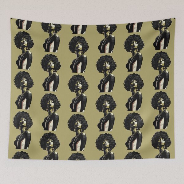 Item preview, Black Woman Vintage Elegance, Artwork Nº 45H designed and sold by Bauani.