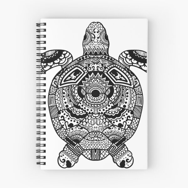 Item preview, Graphic design black and white sea turtle art print designed and sold by dcrc.