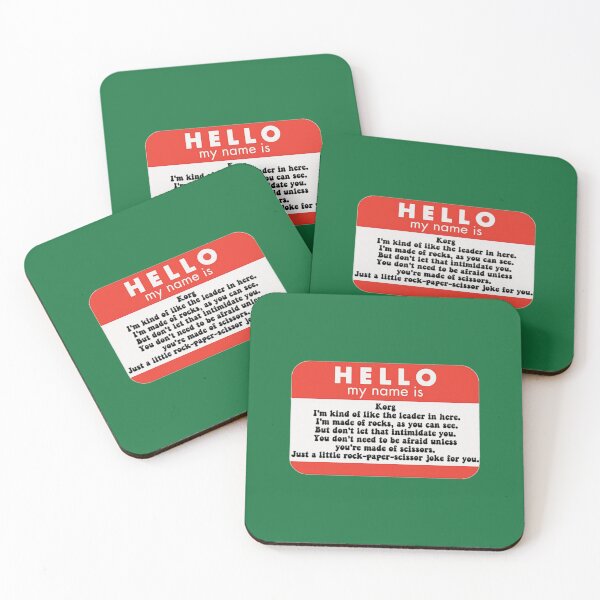 Item preview, Hello my name is Korg  designed and sold by Graviando.