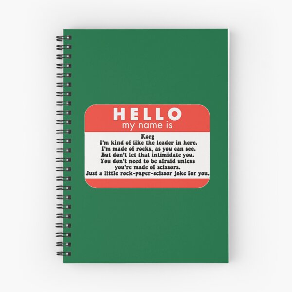 Item preview, Hello my name is Korg  designed and sold by Graviando.