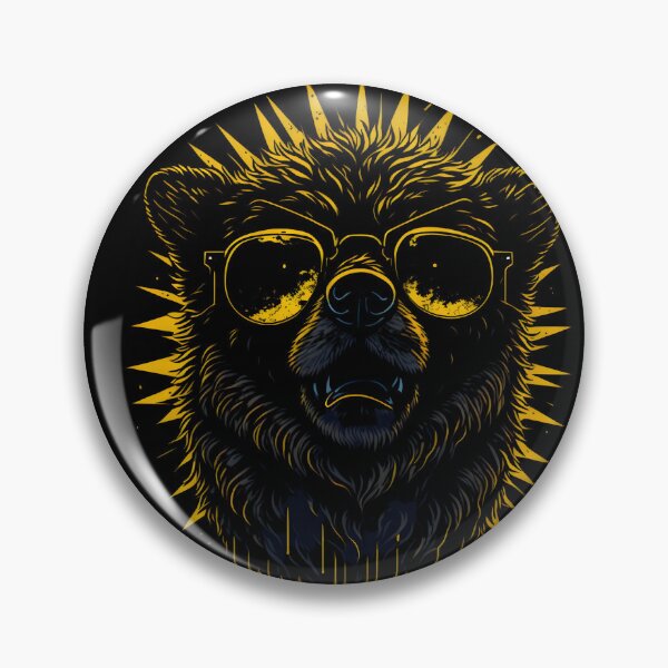 Item preview, Funk Sun Glasses Bear designed and sold by MoxieVibe.