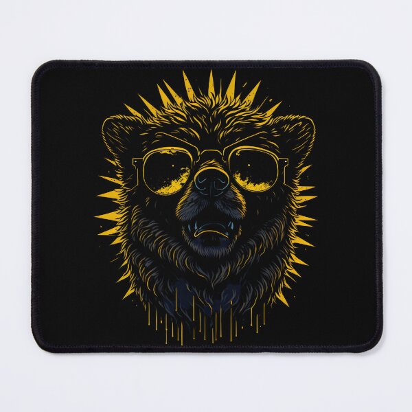 Item preview, Funk Sun Glasses Bear designed and sold by MoxieVibe.