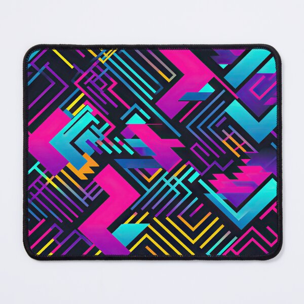 Item preview, 80s and 90s Retro Pop Synthwave Pattern designed and sold by AeonAcademy.