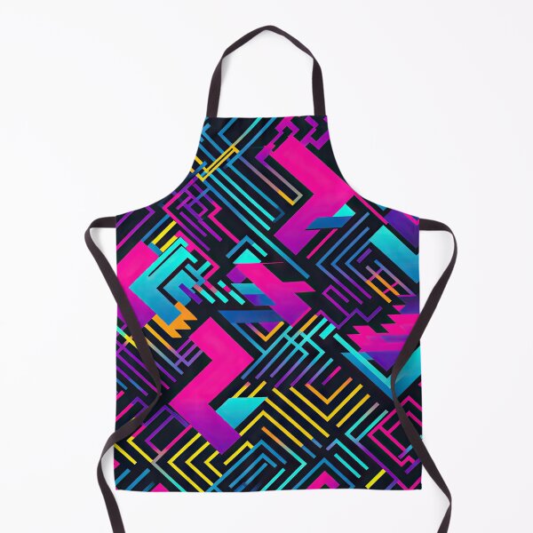 Item preview, 80s and 90s Retro Pop Synthwave Pattern designed and sold by AeonAcademy.