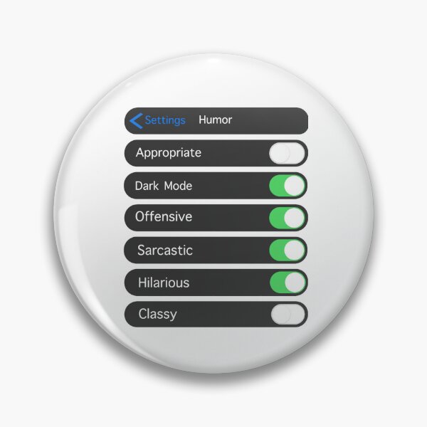 Item preview, Humor Settings designed and sold by Kiadea.