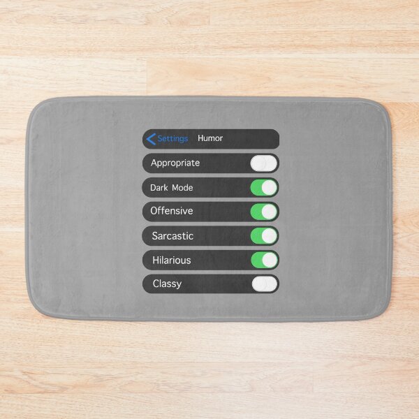 Item preview, Humor Settings designed and sold by Kiadea.