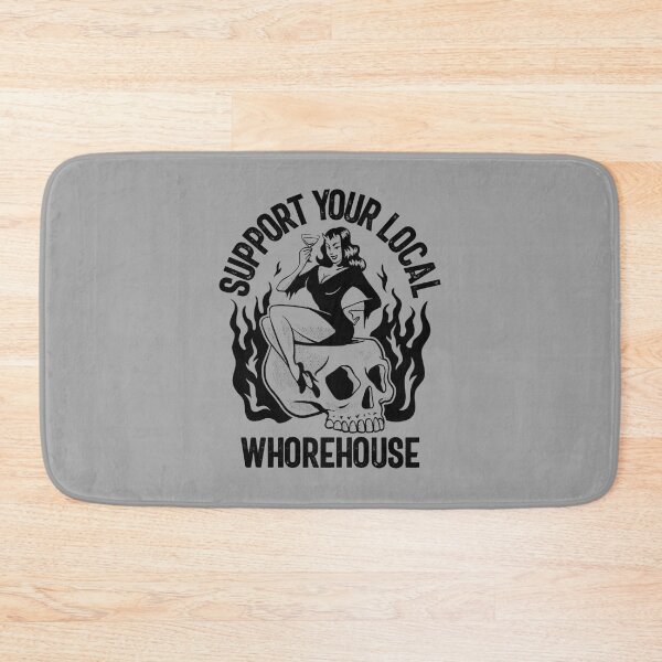 Item preview, Support Your Local Whorehouse Funny Men_s Humor Gear designed and sold by Kiadea.