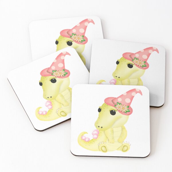 Item preview, Baby crocodile with flower designed and sold by Preeyanc.
