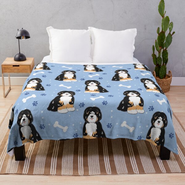 Item preview, Cute Tricolor Tibetan Terrier Dog designed and sold by Lulupainting.
