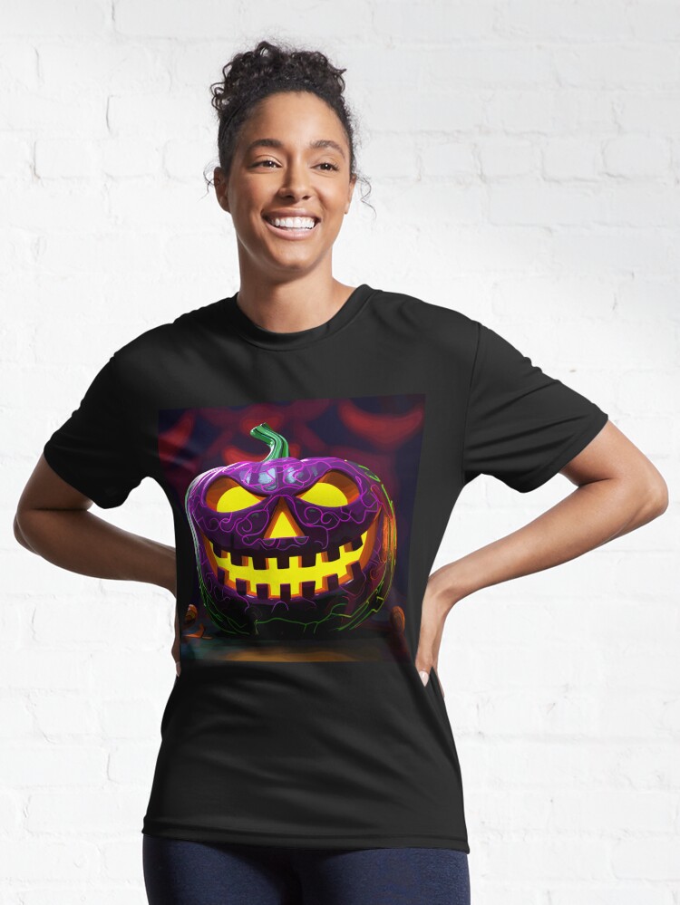 T-shirt halloween roblox neon Active T-Shirt for Sale by