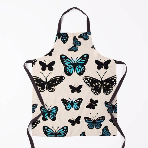 Item preview, blue butterflies pattern designed and sold by DRAGONFIASCO.