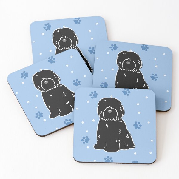 Item preview, Cute Black Tibetan Terrier Dog  designed and sold by Lulupainting.