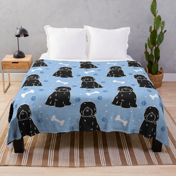 Item preview, Cute Black Tibetan Terrier Dog designed and sold by Lulupainting.