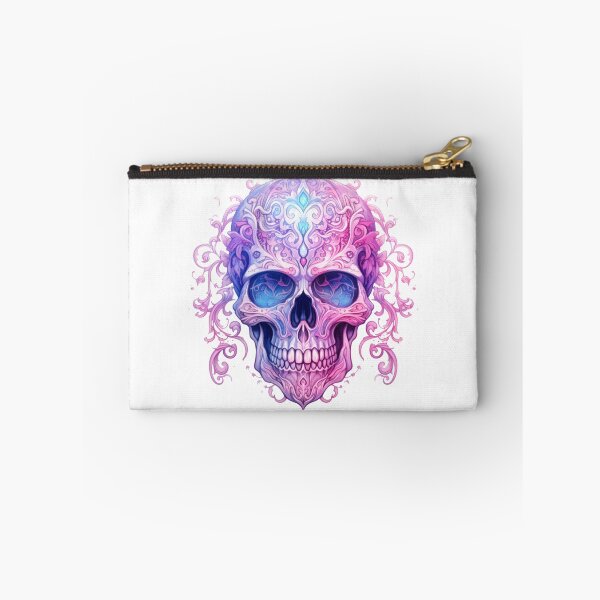 Item preview, Sweet Spooky Halloween Pink Skull designed and sold by ArtFromBeyond.