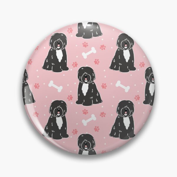 Item preview, Cute Black White Tibetan Terrier Dog 3 designed and sold by Lulupainting.