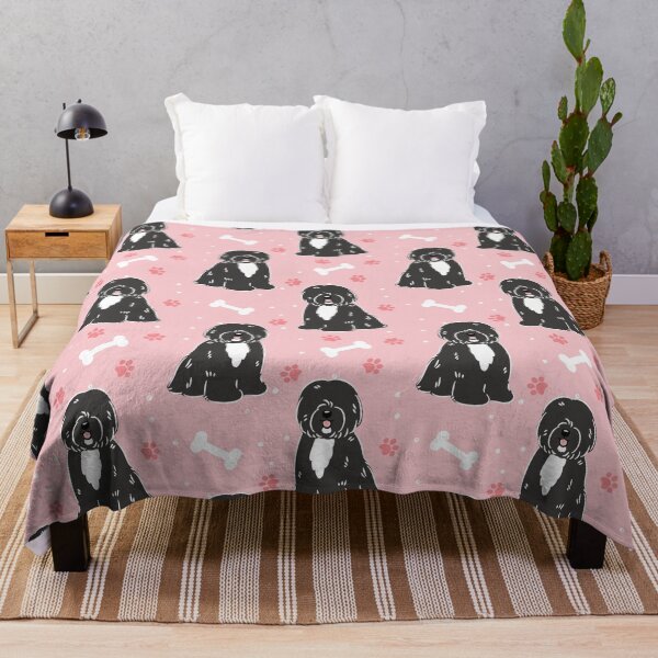 Item preview, Cute Black White Tibetan Terrier Dog 3 designed and sold by Lulupainting.
