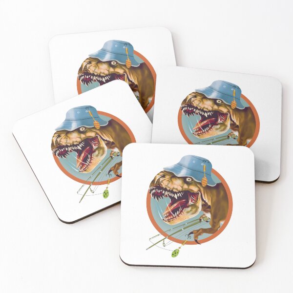 Item preview, T Rex goes fishing designed and sold by gardentree.