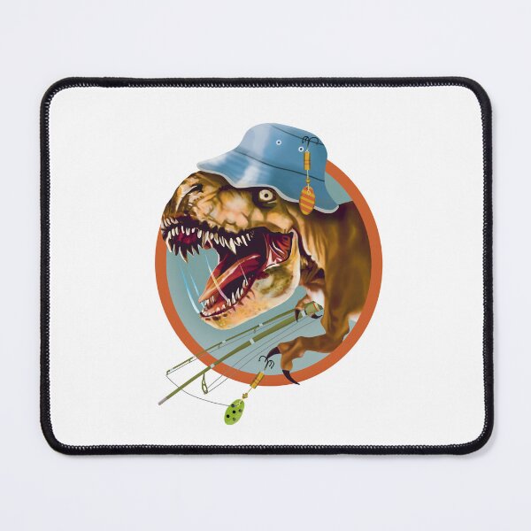 Item preview, T Rex goes fishing designed and sold by gardentree.