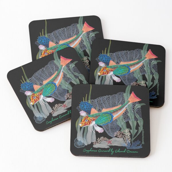 Item preview, Sapphirine Gurnard by Edward Donovan designed and sold by smirey designs.