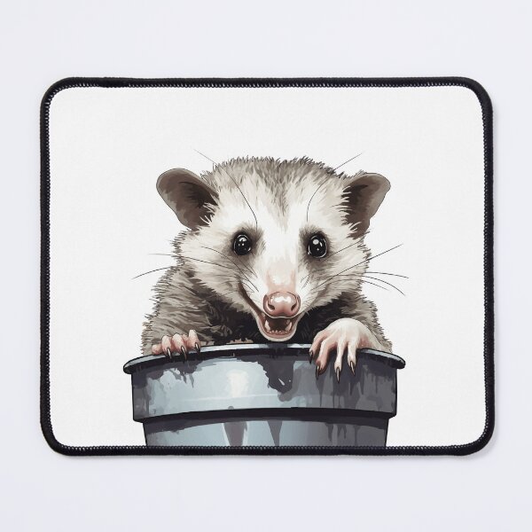 Item preview, Playful opossum in a trash bin - Bon Appetite designed and sold by Capictures.