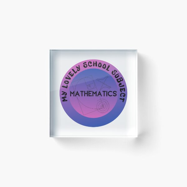 Item preview, My lovely school subject-mathematics designed and sold by ArtiDann.