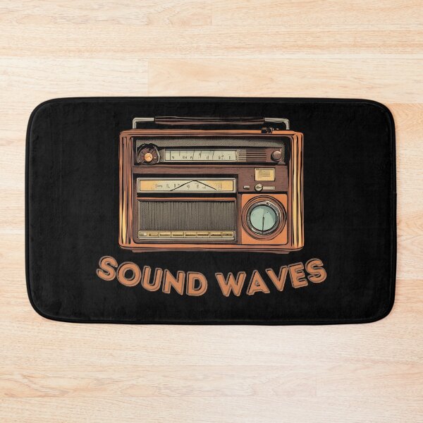 Item preview, radio sound waves a comic style radio designed and sold by Rhmony.