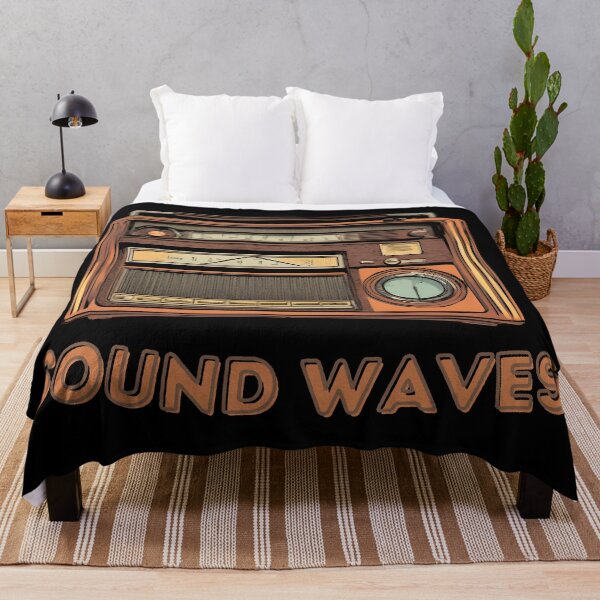 Item preview, radio sound waves a comic style radio designed and sold by Rhmony.
