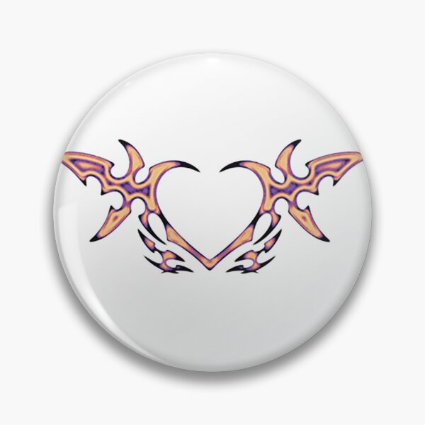 Item preview, CUTE Y2K Heart Neo Tribal Cyber Sigilism designed and sold by sunriseagony.