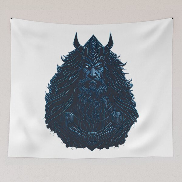 Item preview, Sci Fi Viking Odin designed and sold by MoxieVibe.