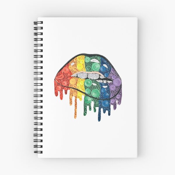 Item preview, Quilled Rainbow Lips designed and sold by BazingaCrafts.