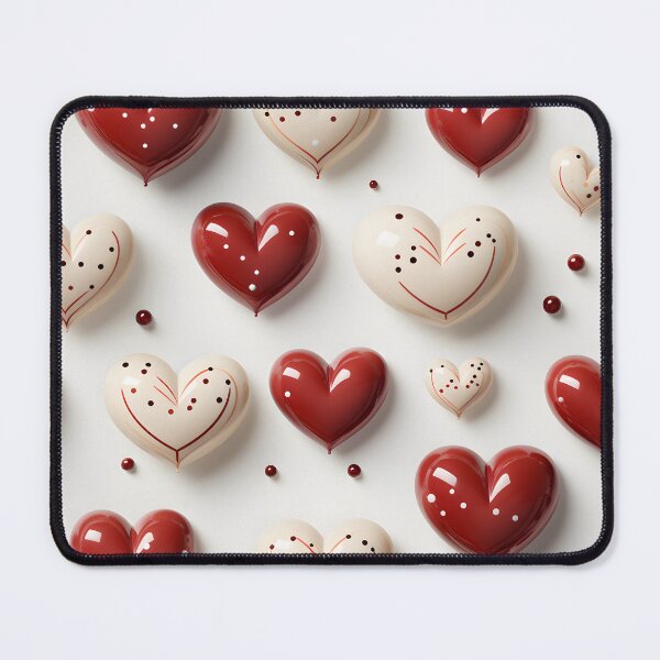 Item preview, Red and White Candy Hearts designed and sold by Glenn Slingsby.