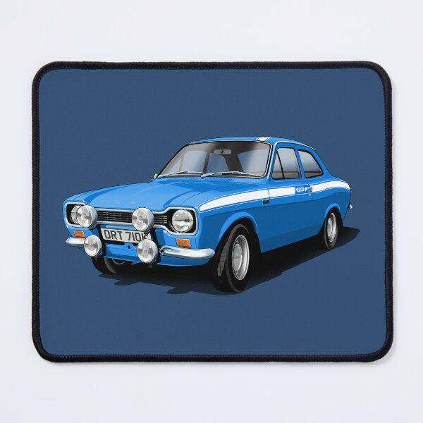 Aperçu de l'œuvre Mk 1 Ford Escort Mexico en bleu foncé créée et vendue par candc-retro.