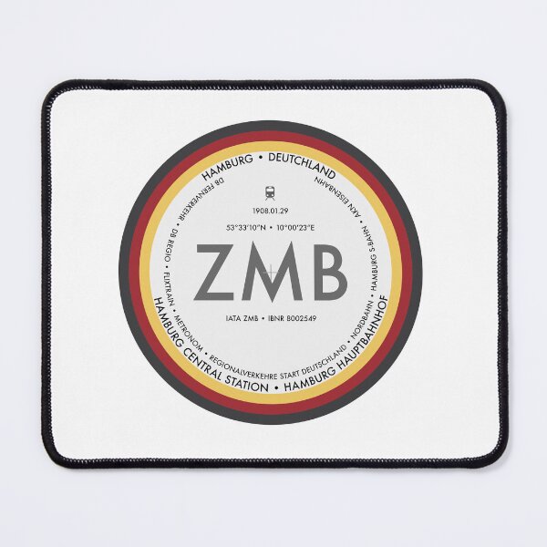Item preview, Hamburg Hbf (ZMB) Train Terminal Emblem designed and sold by we-rove.