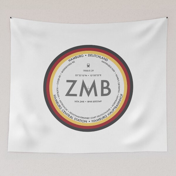 Item preview, Hamburg Hbf (ZMB) Train Terminal Emblem designed and sold by we-rove.