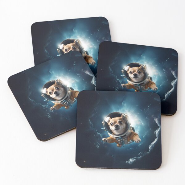 Item preview, A chihuahua in space designed and sold by the99thstudio.