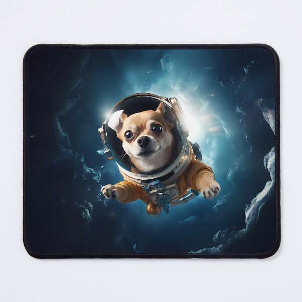 Artikelvorschau, Ein Chihuahua im Weltraum entworfen und verkauft von the99thstudio.
