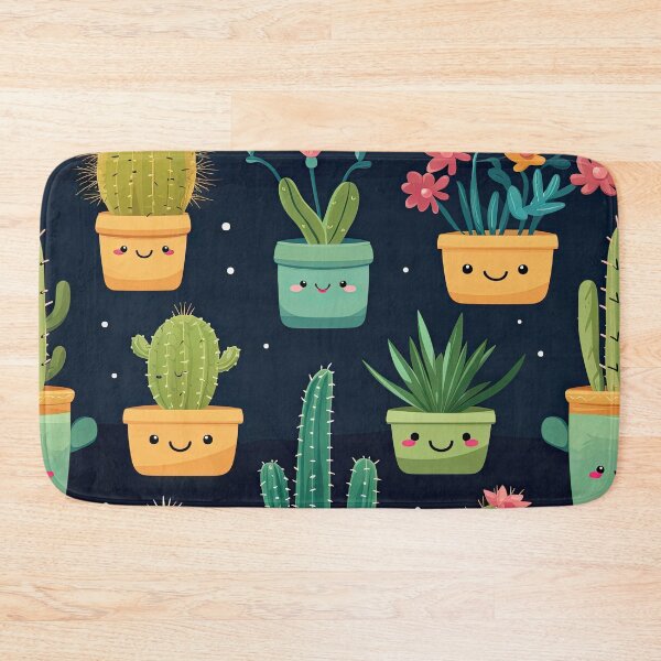 Item preview, Cute Cactus - Kawaii Cute Succulent Cacti Pattern designed and sold by AeonAcademy.