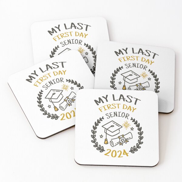 Item preview, Funny Graduation Quote My Last First Day Senior 2024 Cool Design for Grade Vibes designed and sold by saadabs.