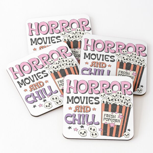 Item preview, Kawaii Horror Movies and Chill designed and sold by Pink Pineapple Works.