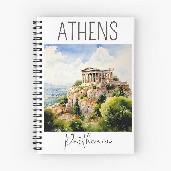Item preview, A Watercolor Design of the Parthenon in Athens - Greece designed and sold by Sketch-Shack.