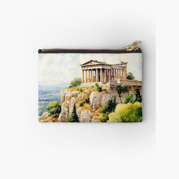 Item preview, A Watercolor Design of the Parthenon in Athens - Greece designed and sold by Sketch-Shack.