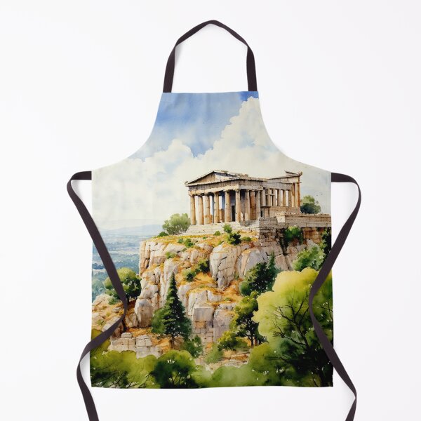 Item preview, A Watercolor Design of the Parthenon in Athens - Greece designed and sold by Sketch-Shack.