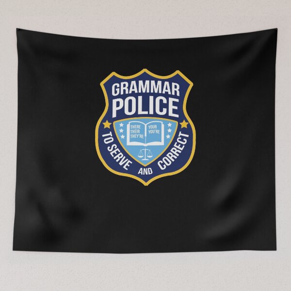 Item preview, Funny Grammar English Teacher Apparel Grammar Police designed and sold by CustUmmMerch.