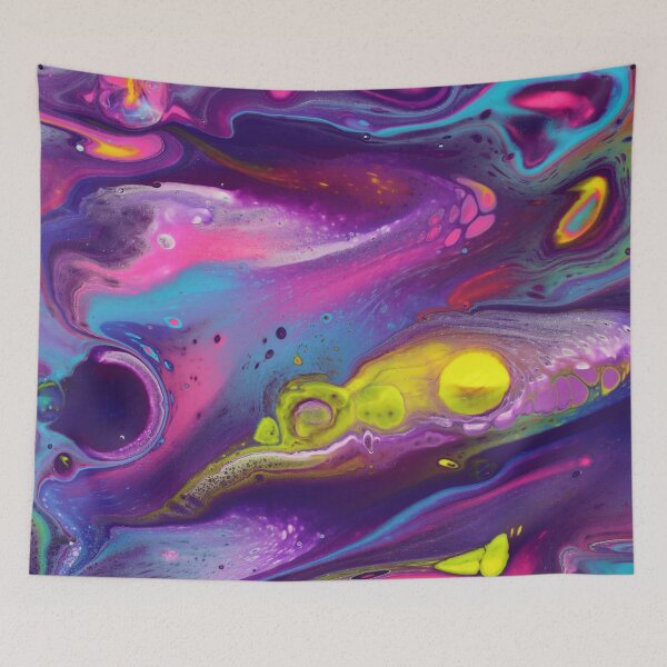 Item preview, JKalani Multicolored Cosmic Alien Landscape  designed and sold by jkalani.