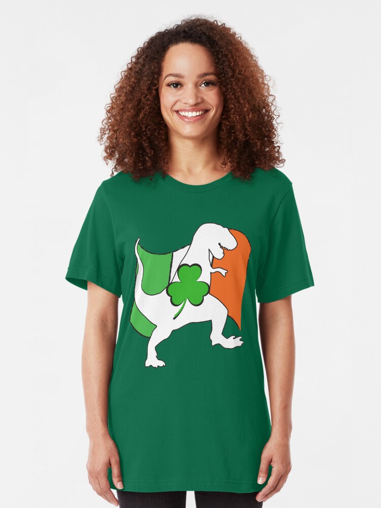 Irish T-Rex Dinosaur Clover St Patrick/'s Day Gift Toddler//Infant Kids T-Shirt