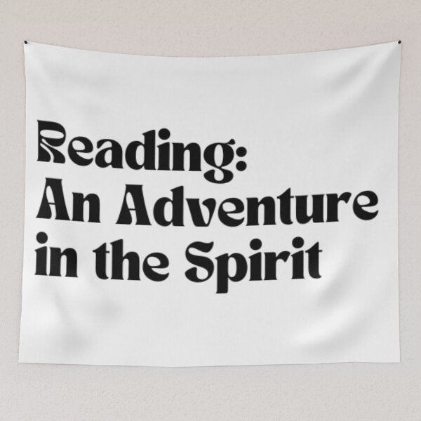 Item preview, Reading: An Adventure in the Spirit (black writing) designed and sold by Atooz-Studio.
