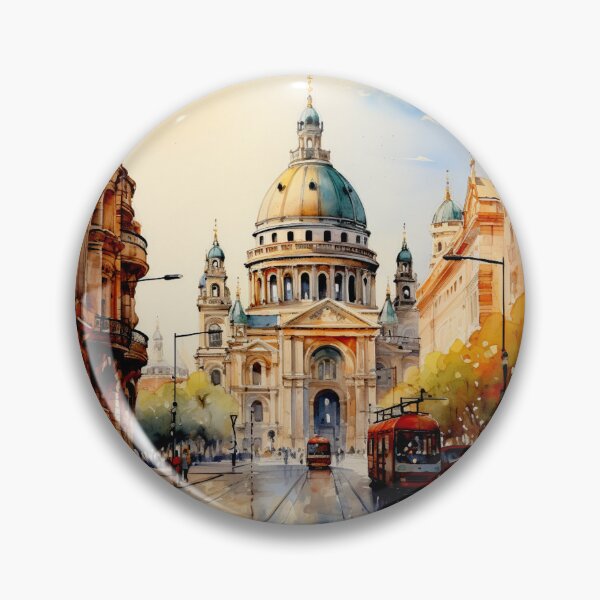 Item preview, A Watercolor Design of Budapest - Hungary designed and sold by Sketch-Shack.
