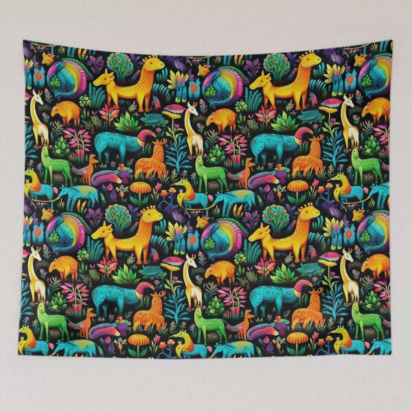 Item preview, colorful animals texture designed and sold by RodoArtDs.